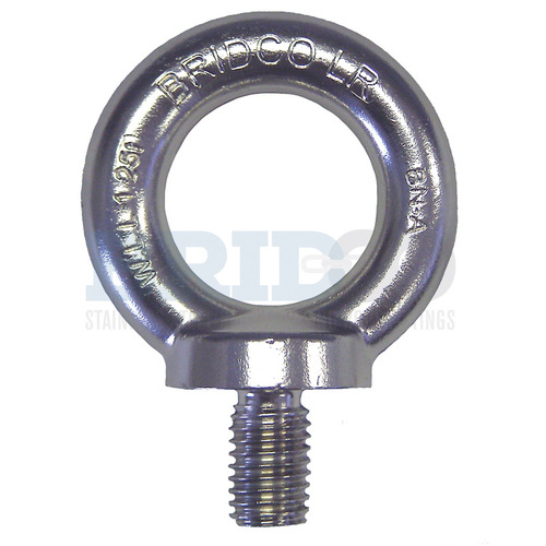 Bridco Stainless Steel Load Rated Eye Bolt